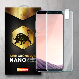 Cường lực Galaxy S8 hiệu Webphukien Full màn hình