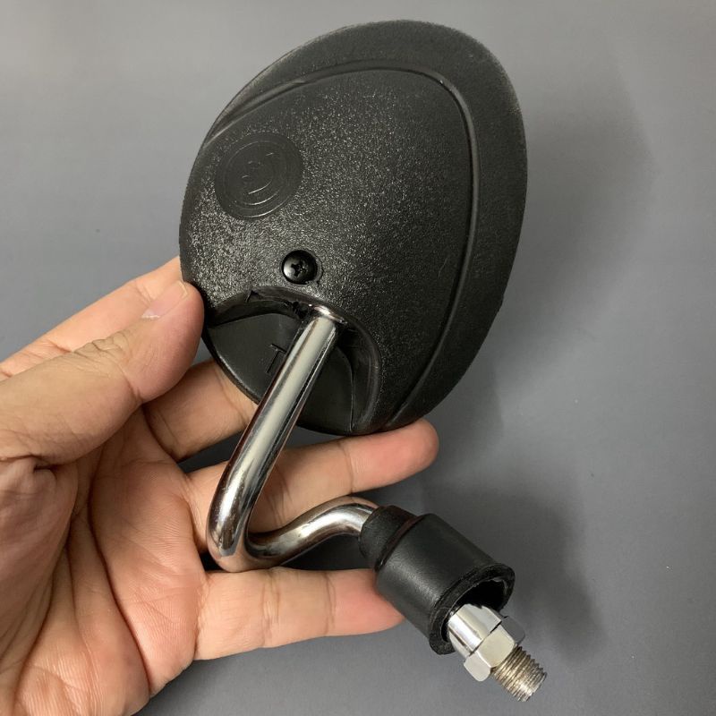 GƯƠNG KIỂU GIỌT NƯỚC CHÂN XI INOX GẮN MỌI LOẠI XE 10 LY, 1 CÂY TRÁI