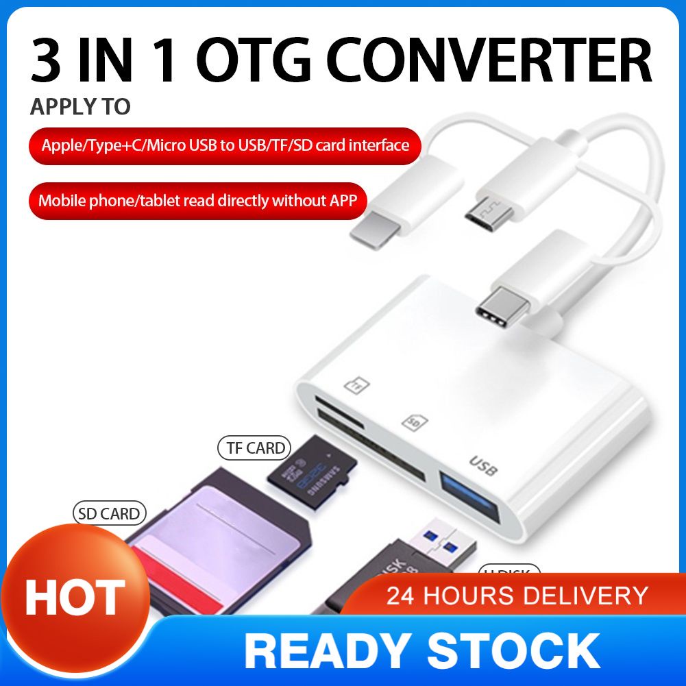 Đầu Đọc thẻ cho Type-C/Micro SD TF CF card để Máy Ảnh Thông Minh SD Bộ Nhớ Thẻ Adapter đa-Chức năng đầu đọc thẻ cho iPhone iPod Thẻ Nhớ Sử Dụng>>> thủ môn