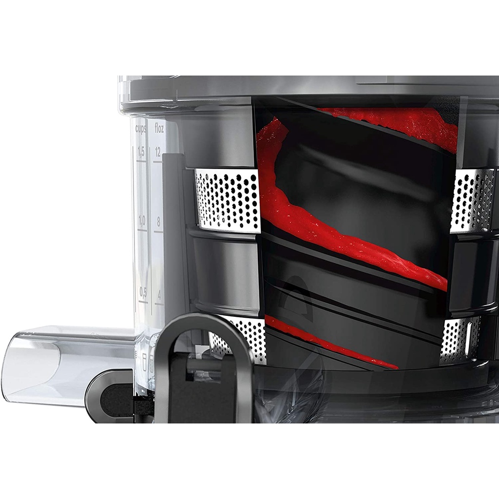 Máy Ép Chậm Bosch MESM731M Nội Địa Đức, Máy ép hoa quả Kiệt Nước có thể làm kem GermanySnT 380018