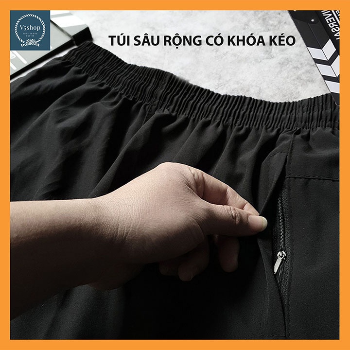 Quần đùi nam thể thao  vải gió dù thoải mái thoáng nhẹ QĐ4