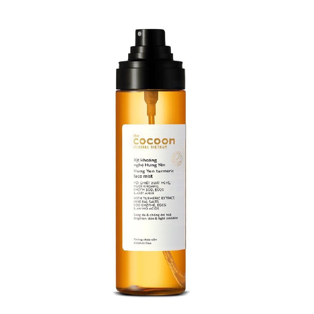 [Mã COSGLORIAT4 -8% đơn 250K] Xịt Khoáng Nghệ Hưng Yên Cocoon Giúp Sáng Da Và Ngăn Ngừa Oxy Hóa Cocoon 130ml | BigBuy360 - bigbuy360.vn