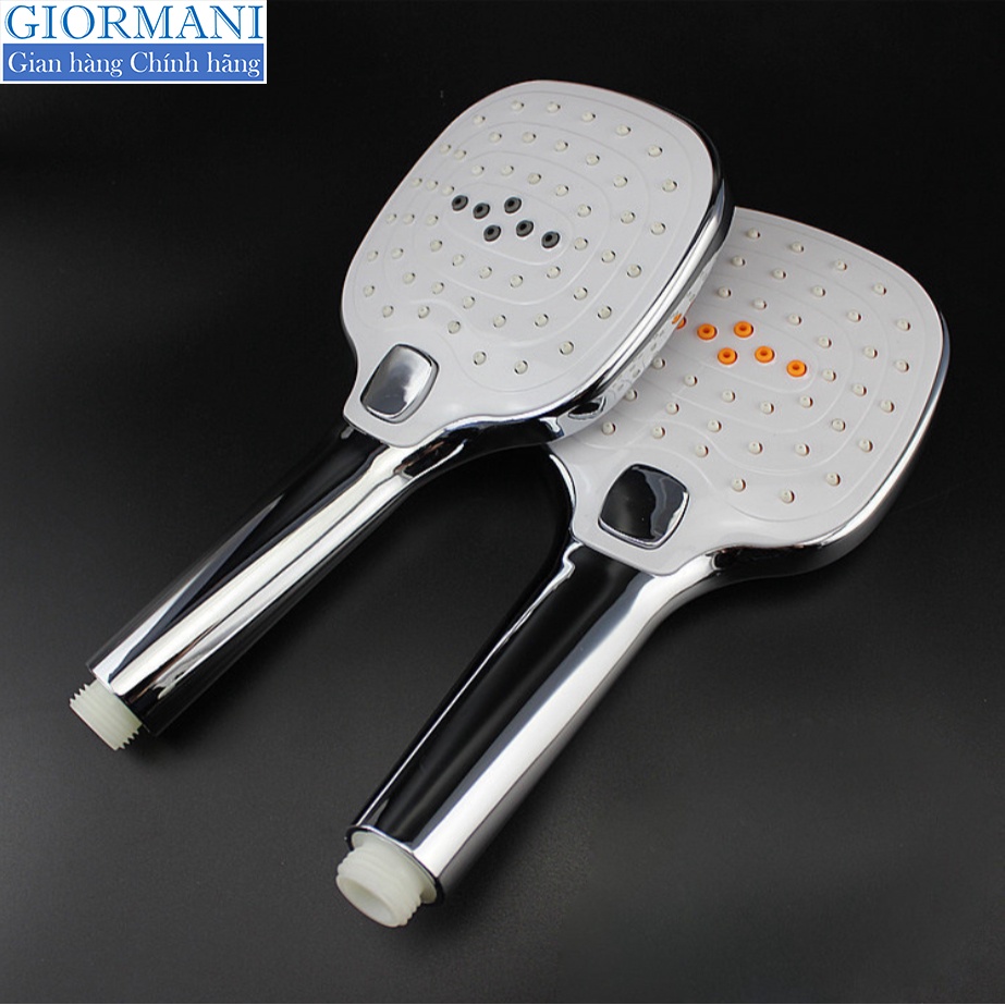 Bát sen tắm nút giữa chỉnh 3 chế độ phun MẠNH - NHẸ  Hàng Cao cấp GIORMANI
