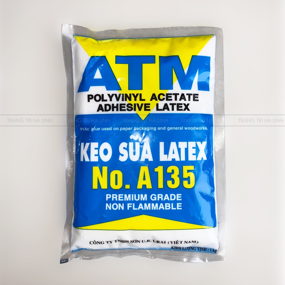 Keo sữa ATM dán tường gỗ giấy thảm simili 1kg - Trang Trí Hà Linh