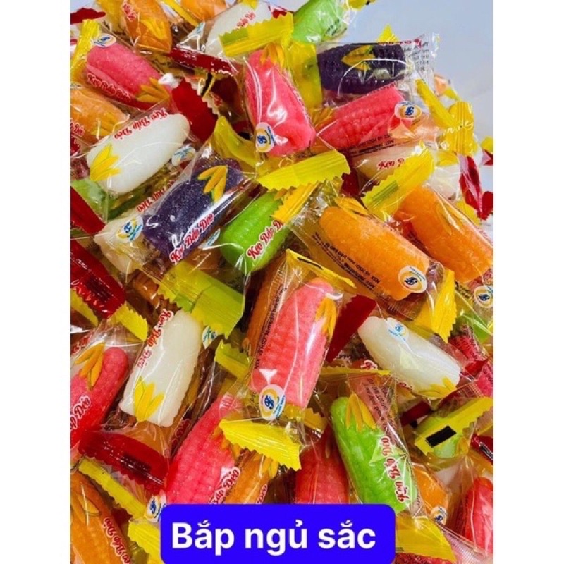 BẮP DẺO NGŨ SẮC NGỌT NHẸ TÚI ZIP 500GR
