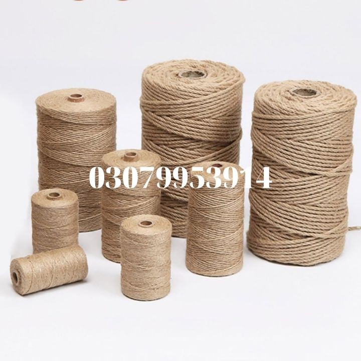 [ RẺ VÔ ĐỊCH ] Dây thừng HANDMADE 10 mét - Trang trí buộc các loại bình trồng cây eo loe vuông nón tròn