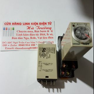 Rơlay thời gian H3Y- 2 KÈM ĐẾ