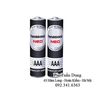 Pin đũa panasonic đen vỉ 2 viên r03nt