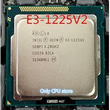 CPU Intel Xeon E3 1225v2 mạnh tương đương I5 3570K - 8M Cache Upto 3.6 GHz 4 nhân 4 luồng Soket 1155 có hỗ trợ vga on