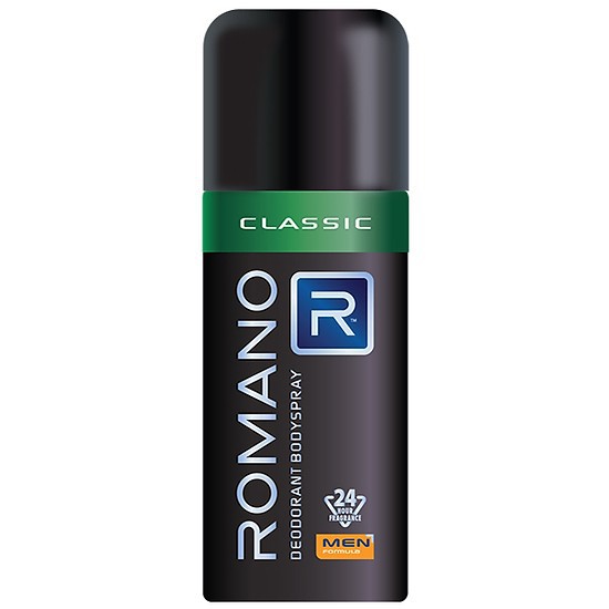 Xịt Khử Mùi Toàn Thân Cho Nam Romano Classic 150ML 100% chính hãng, vov cung cấp và bảo trợ.