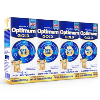 Sữa bột pha sẵn optimum gold - lốc 4 hộp x 180ml