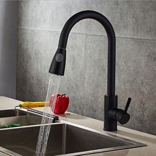 Vòi rửa chén bát dây rút cnl3030 nóng lạnh inox 304