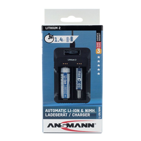 Bộ sạc Ansmann đa năng tự ngắt ( 18650, AA, AAA )