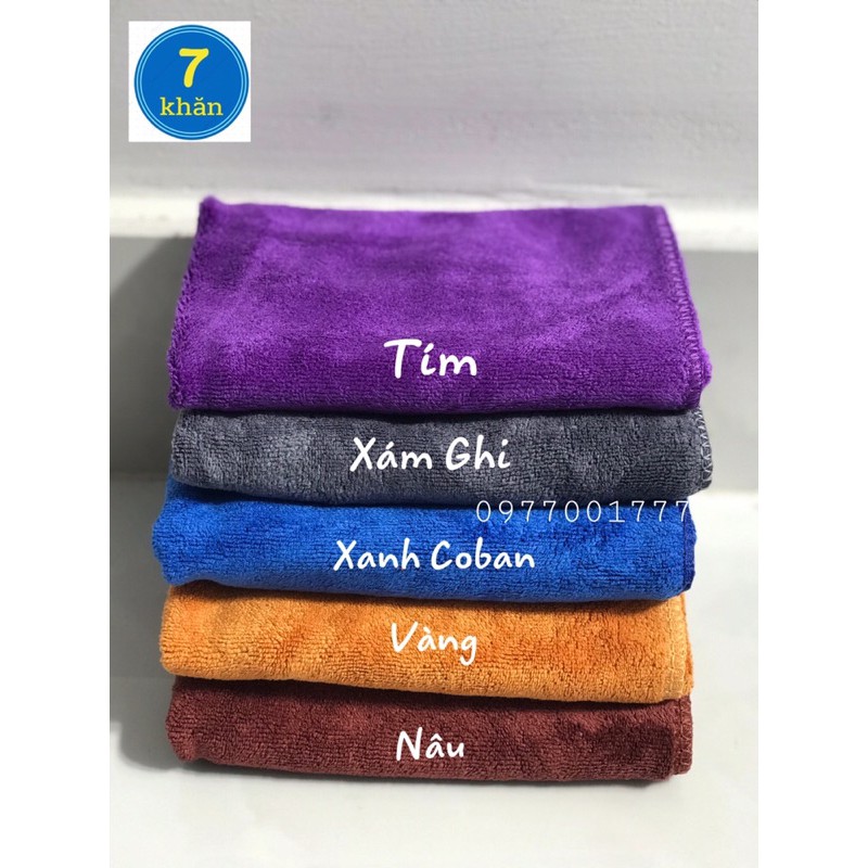 Khăn lau đa năng siêu thấm hút Microfiber 30x50cm