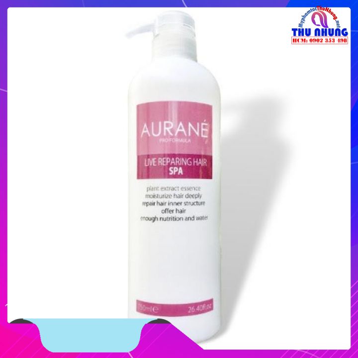 DẦU NGÂM TÓC AURANE SPA PHỤC HỒI LÀM MƯỢT TÓC 750ML