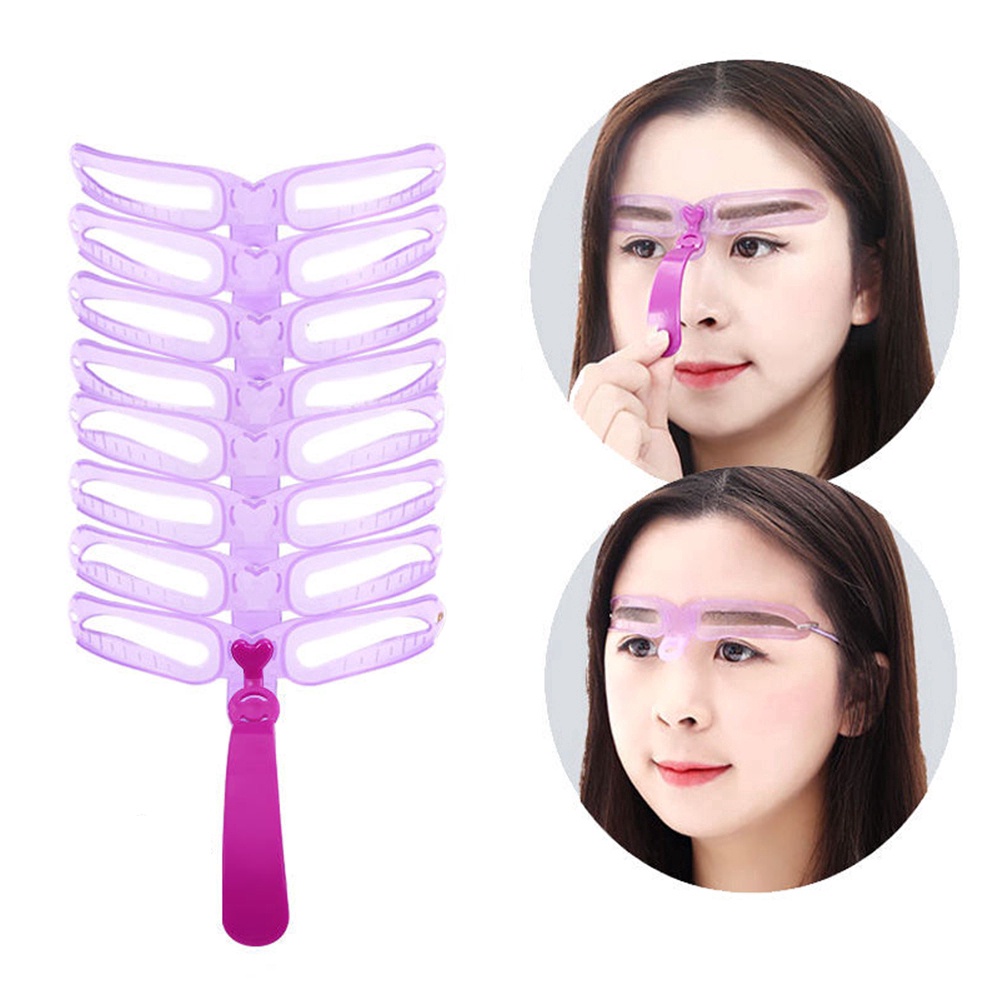 8 cặp khuôn vẽ chân mày 8 phong cách