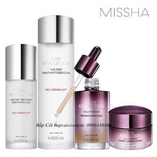 MBC Dòng dưỡng phục hồi, chống lão hóa và dưỡng trắng Misha Time Revolution Night Repair/ The first Treatment thanh lý