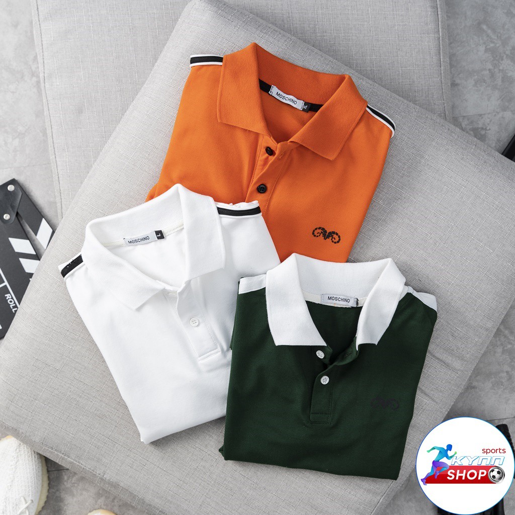 Áo thun có cổ thời trang nam chất liệu vải thun cao cấp phom 40-75kg kynn shop