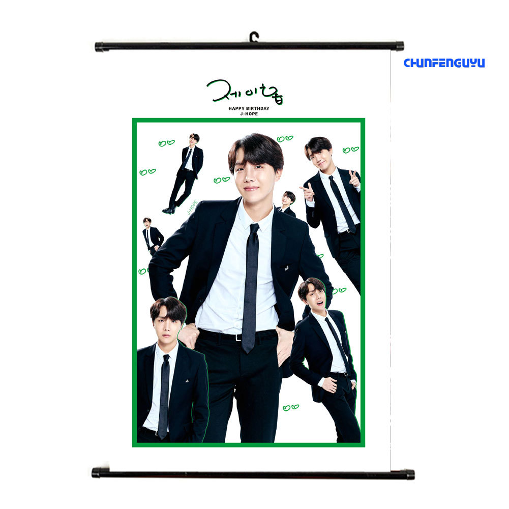 Poster Treo Tường In Hình Nhóm Nhạc Bts 2019 Jungkook Suga Jimin J-Hope