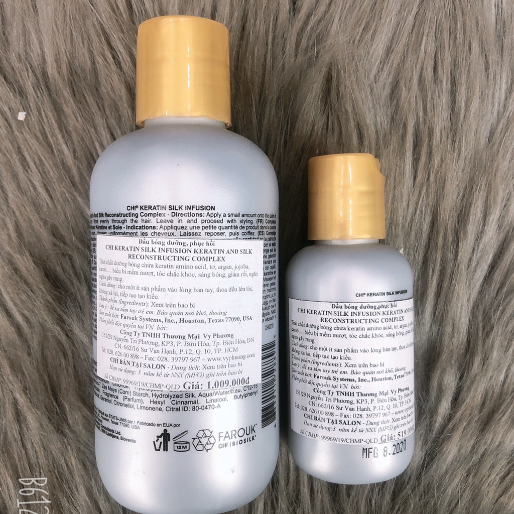 Tinh dầu dưỡng tóc CHI KERATIN