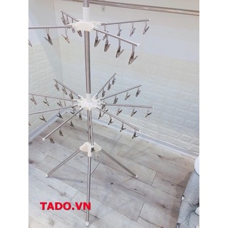 Cây phơi đồ inox 3 tầng cho bé sơ sinh🤩HẾT HÀNG.