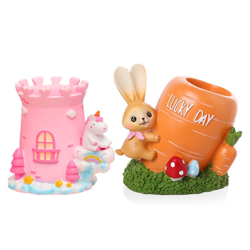 Giá Đỡ Bút Để Bàn Thủ Công Thiết Kế Đáng Yêu Cho Bé Mẫu Giáo