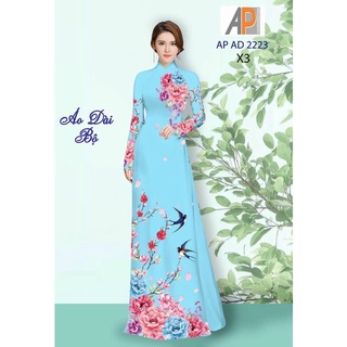 Vải áo dài phong cảnh