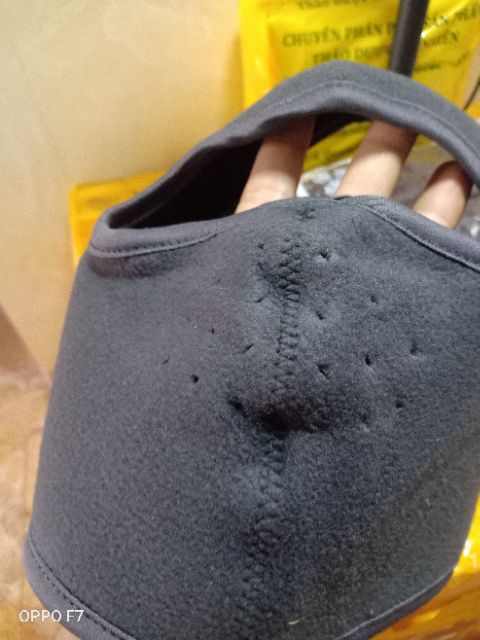 Khẩu trang Ninja vải nỉ bông mềm | BigBuy360 - bigbuy360.vn