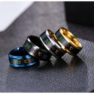 Nhẫn cảm biến nhiệt độ nam nữ, đo nhiệt độ cơ thể