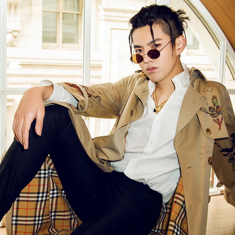 Kính mát gọng kim loại phong cách Hàn Quốc thời trang