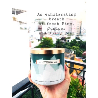 [BILL US] Nến thơm 3 bấc BATH AND BODY WORKS