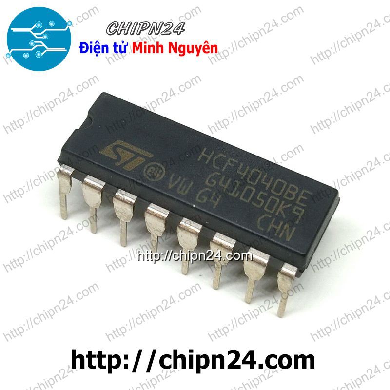 [1 CON] IC HCF4040 DIP-16 (HCF4040BE CD4040 4040)