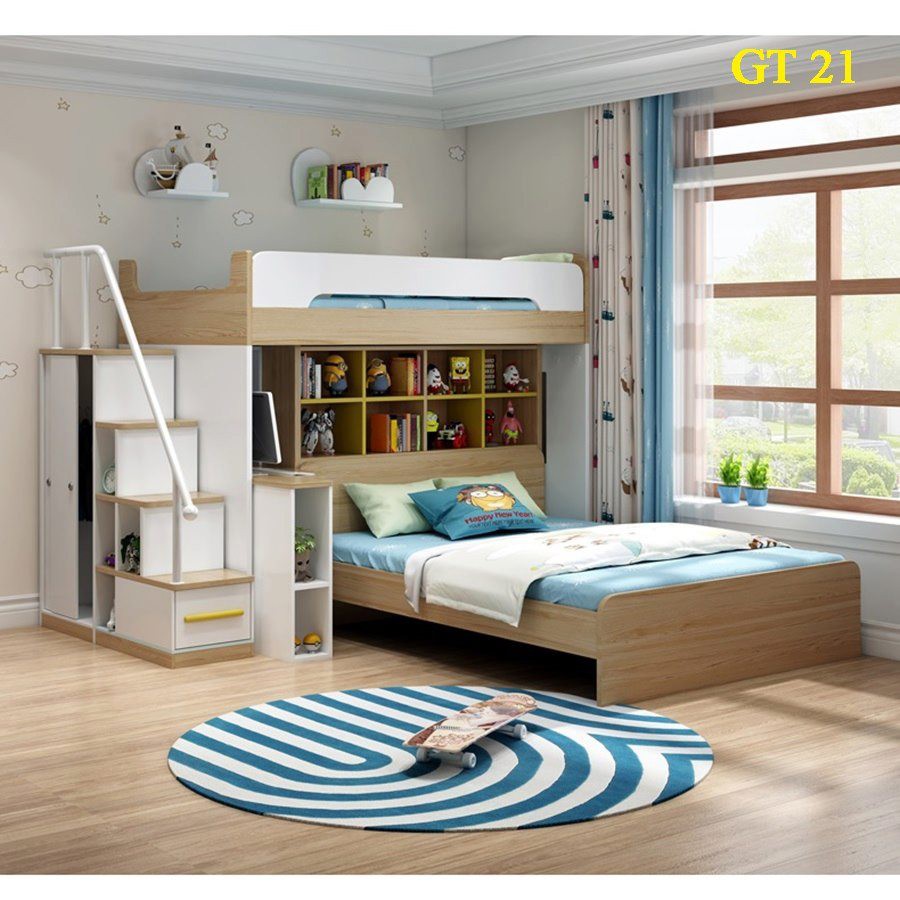 GIƯỜNG TẦNG THÔNG MINH ĐA NĂNG - Miễn Phí Vận Chuyển Lắp Đặt Hà Nội