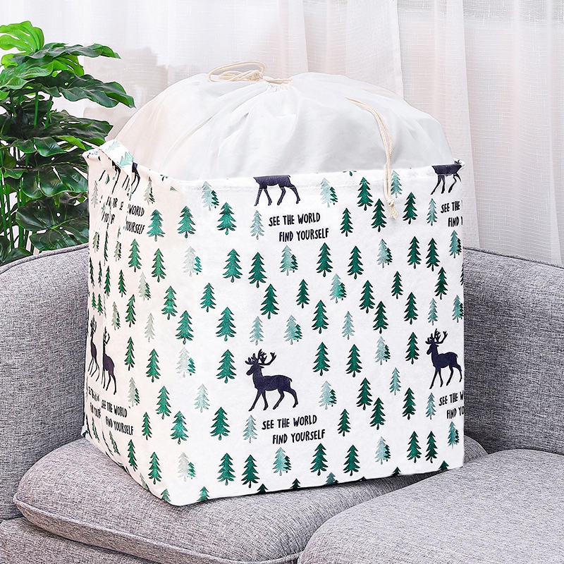 Túi đựng đồ size lớn 100L - Giỏ đựng quần áo chăn màn tiện lợi