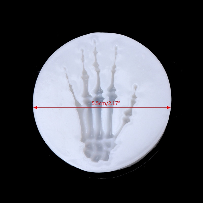 Khuôn Làm Móc Khóa Bằng Silicone Hình Bộ Xương Bàn Tay Dơi