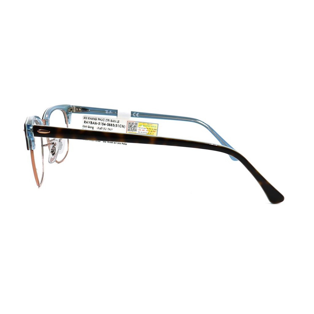 RB5154 5885-Gọng kính nam nữ Rayban chính hãng (51-21-145), thiết kế dễ đeo bảo vệ mắt