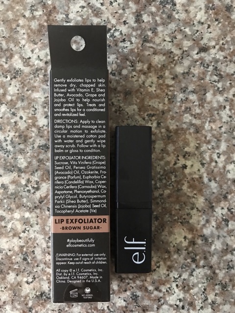 Son tẩy tế bài chết môi E.L.F Lip Exfoliator chiết xuất đường nâu | BigBuy360 - bigbuy360.vn