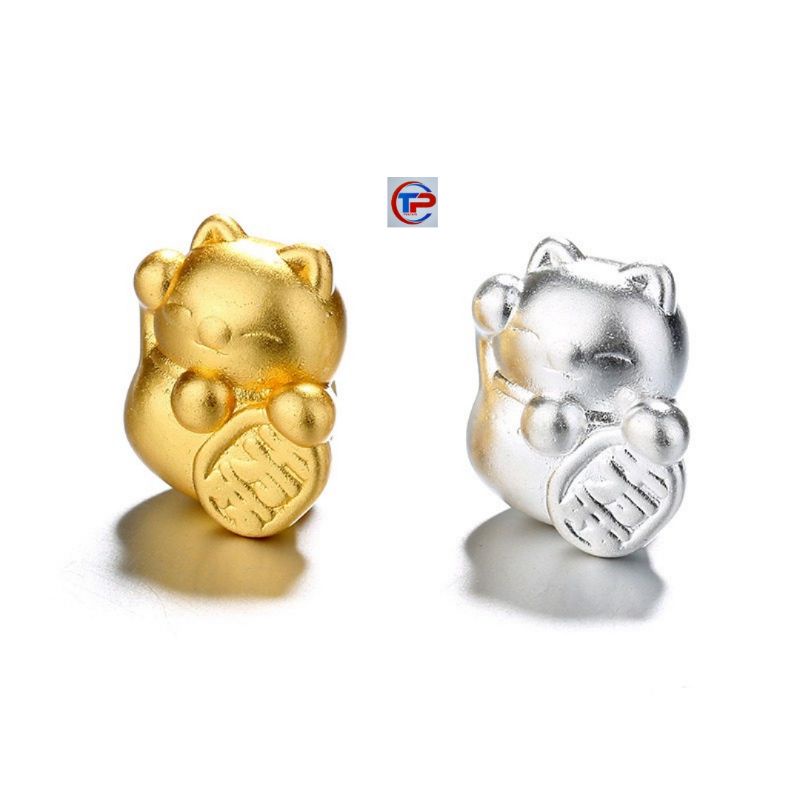 Charm mèo thần tài vẫy tay tài lộc phong thủy số