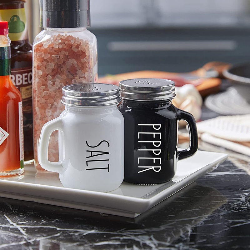 Bộ Lọ Rắc Muối Tiêu 4Oz Thiết Kế Dễ Thương Hiện Đại Trang Trí Nhà Bếp / Nông Trại