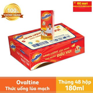VIC mart_  Thùng 48 hộp ovaltine 180ml