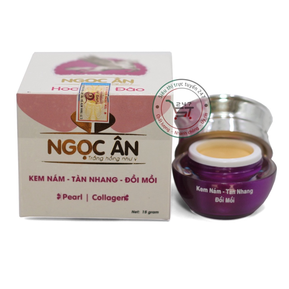 Kem Nám Tàn nhang Đồi mồi ngọc trai collagen Ngọc Ân  chăm sóc da mặt hiệu quả