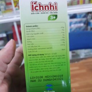 Siro ích nhi ho cảm 3+