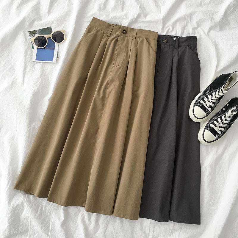 Chân Váy Nữ Dài Qua Gôi, phong cách Retro 2020 | BigBuy360 - bigbuy360.vn