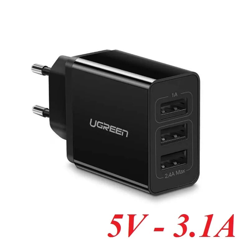 Củ sạc Ugreen 3-Port 15W 50816 50817
