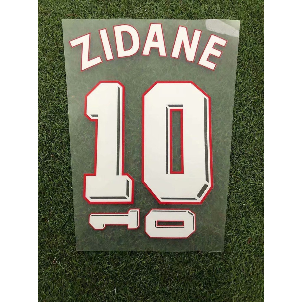 Áo Thun Bóng Đá Pháp Số 98 ZIDANE 1998 Phong Cách Retro