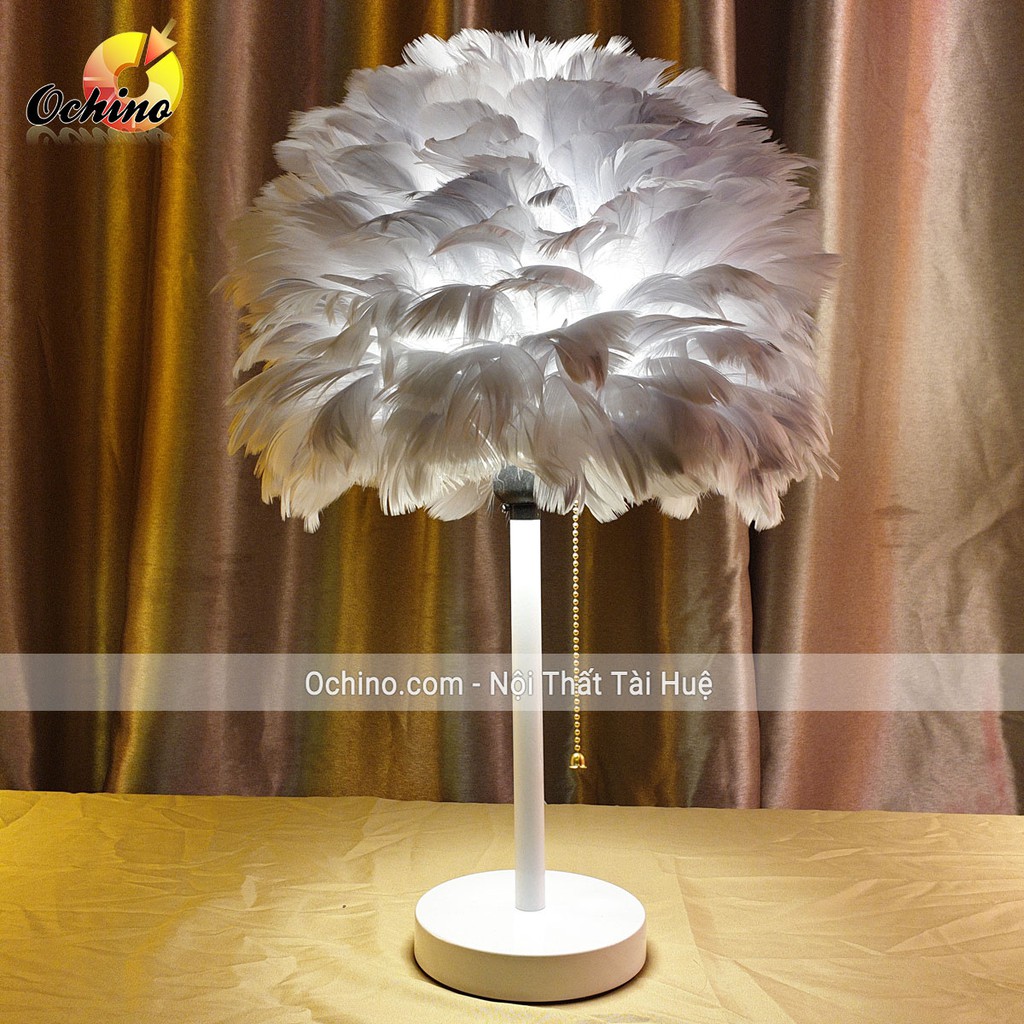 Đèn Lông Vũ, Đèn Ngủ Lông vũ Hình Đám mây Siêu Xinh (Hàng có Sẵn)