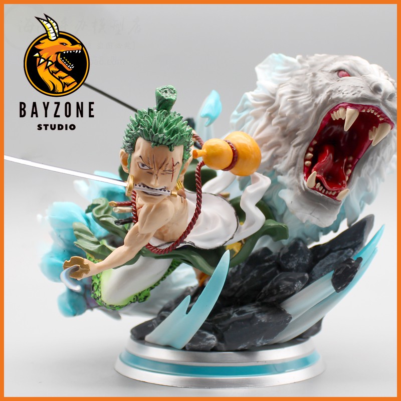 Mô hình chibi zoro mặc kimono đại chiến wano ( one piece )