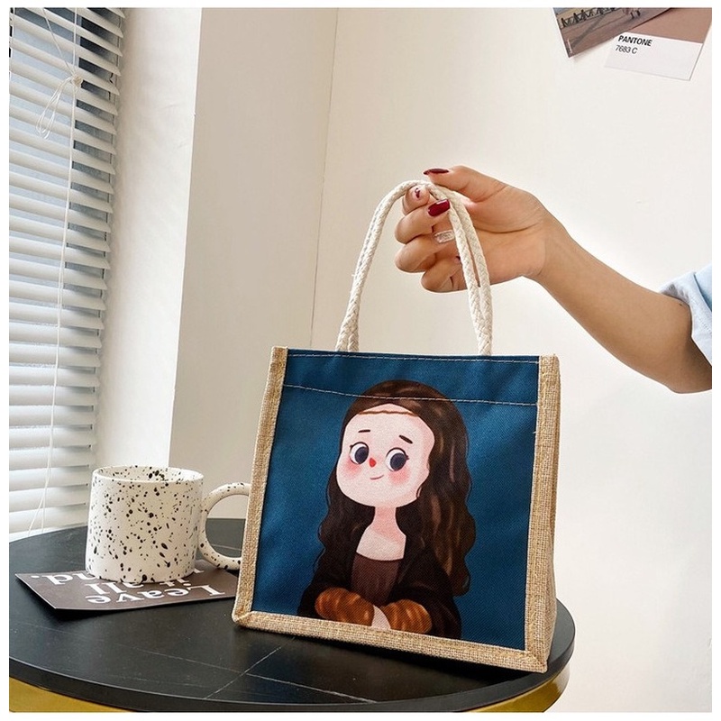 Túi cói mini đi biển nữ đẹp đi chơi thời trang dễ thương cute cá tính phong cách Vintage