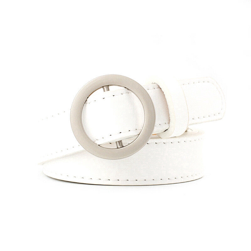 Thắt Lưng Da Khóa Tròn Thời Trang Cho Nữ