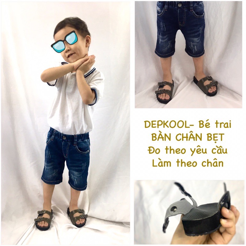 Dép Bàn Chân Bẹt - Làm theo độ Bẹt (Bé trai)